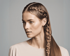 Braided hairstyles with straight hair
